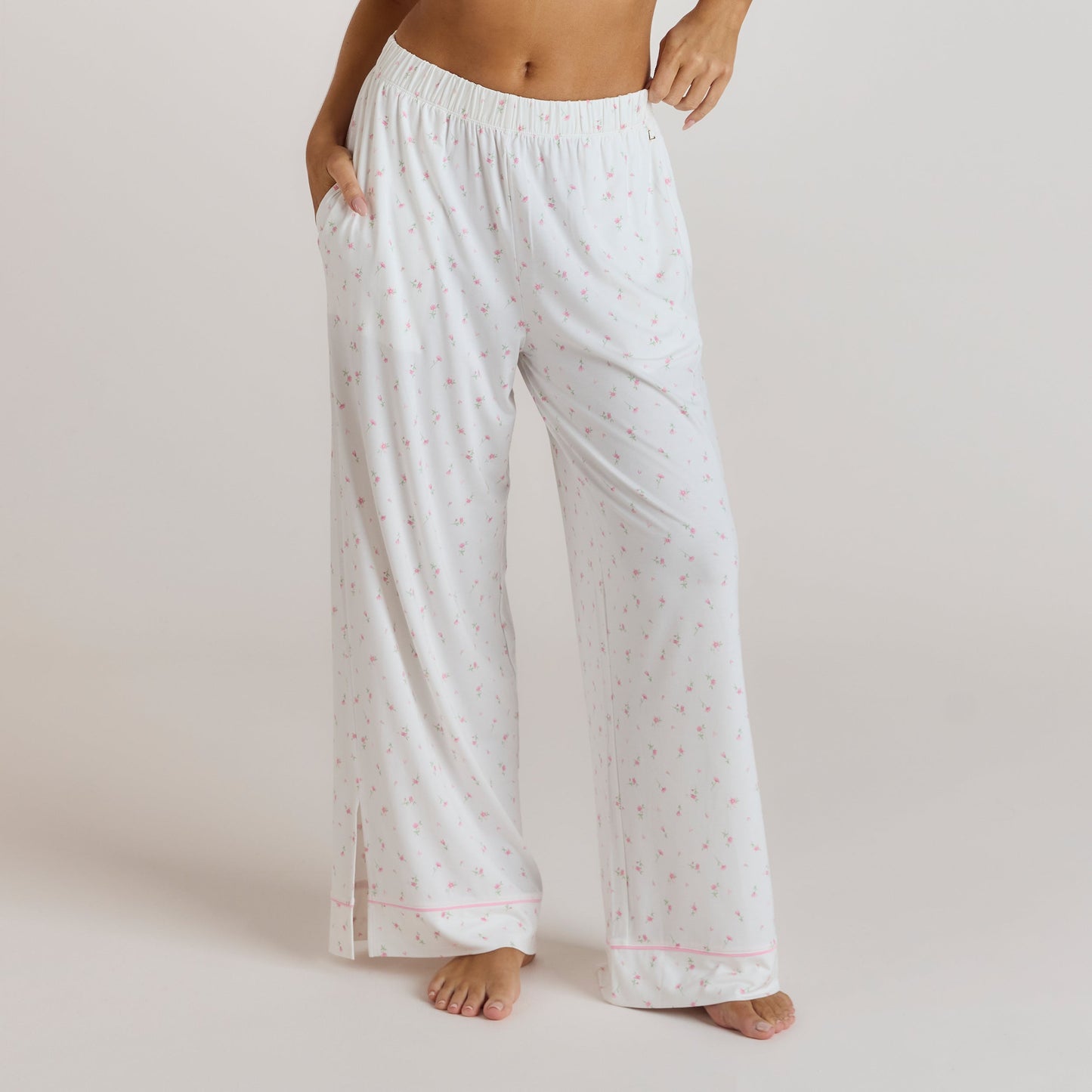 Modal Pajama Pants - Floral Print