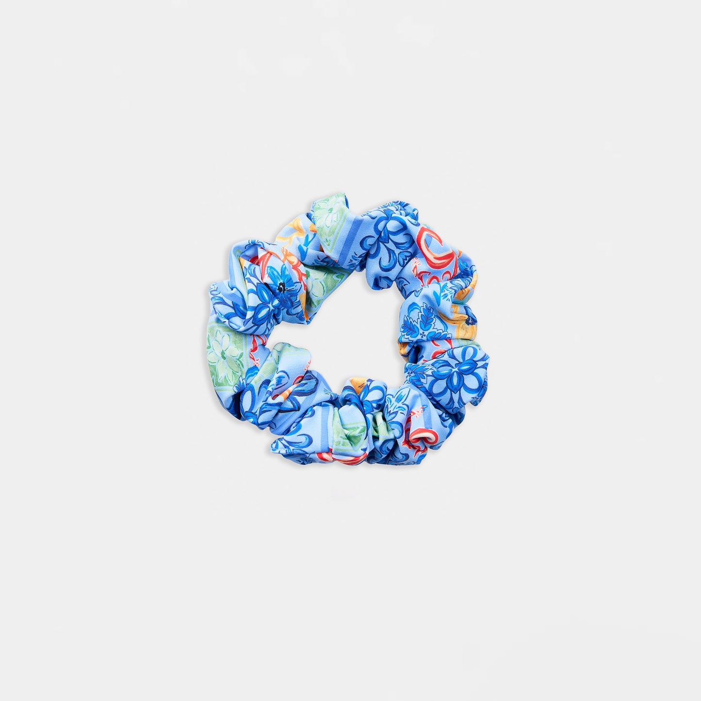 Mosaic Scrunchie - Blue Print