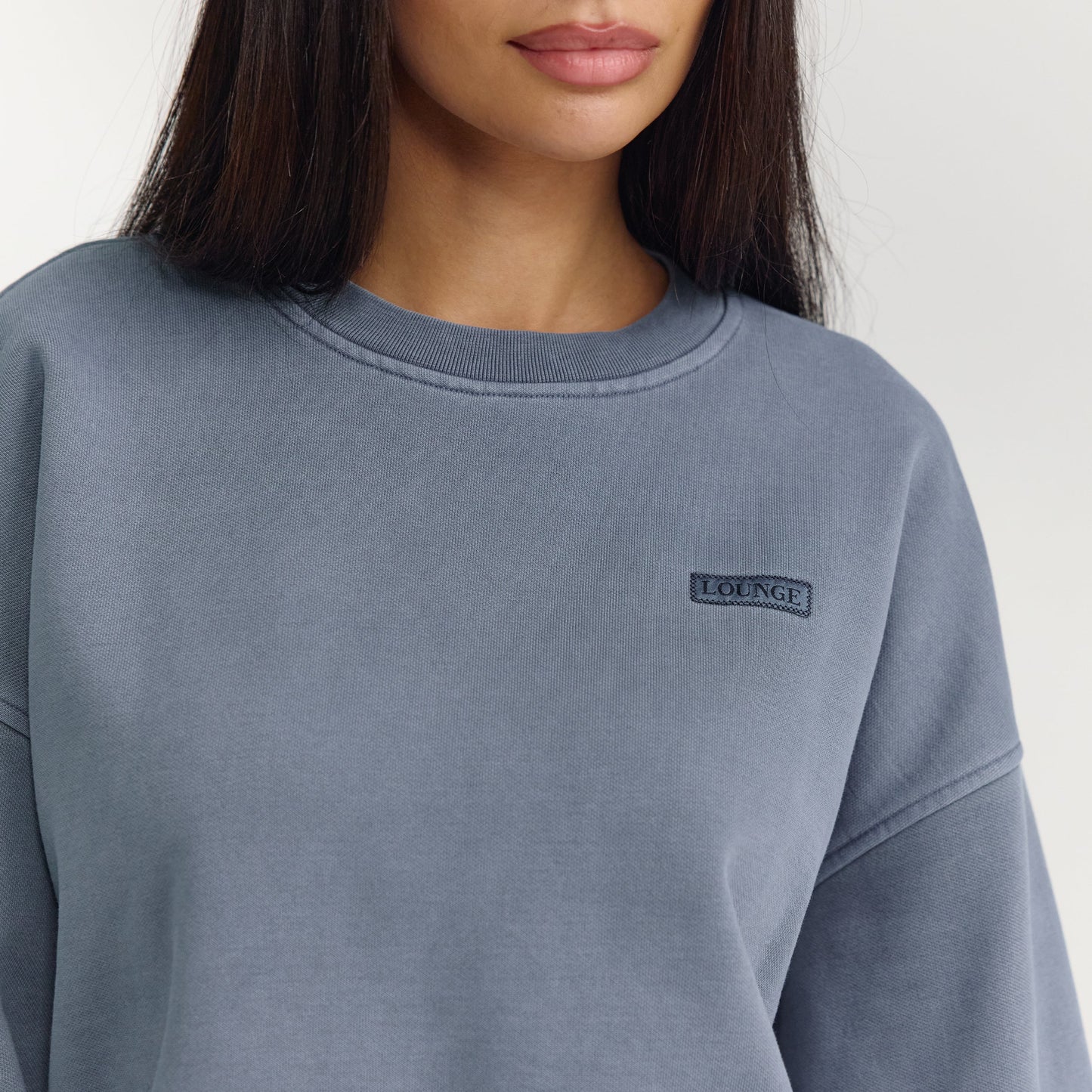 Oversized Sweater - Washed Blue