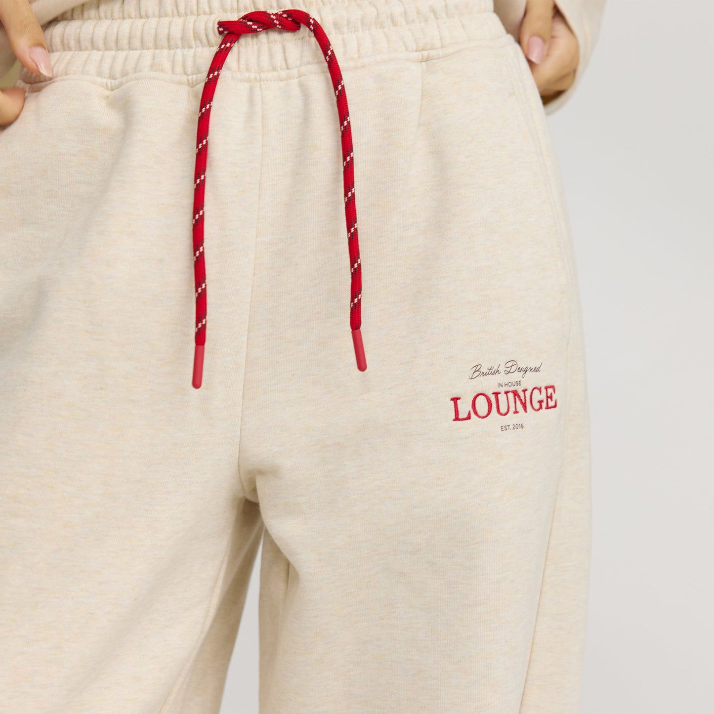 Straight-Leg Sweatpants - Oat Marl