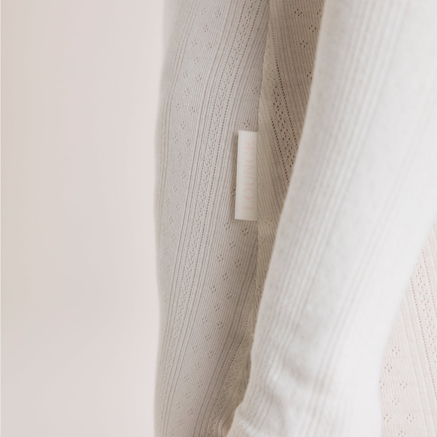 Pointelle Romper - Cream