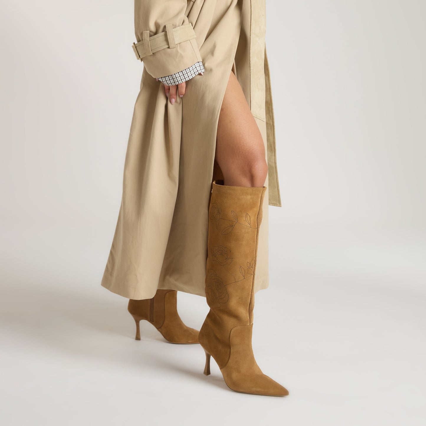 Nova Knee-High Boots - Tan