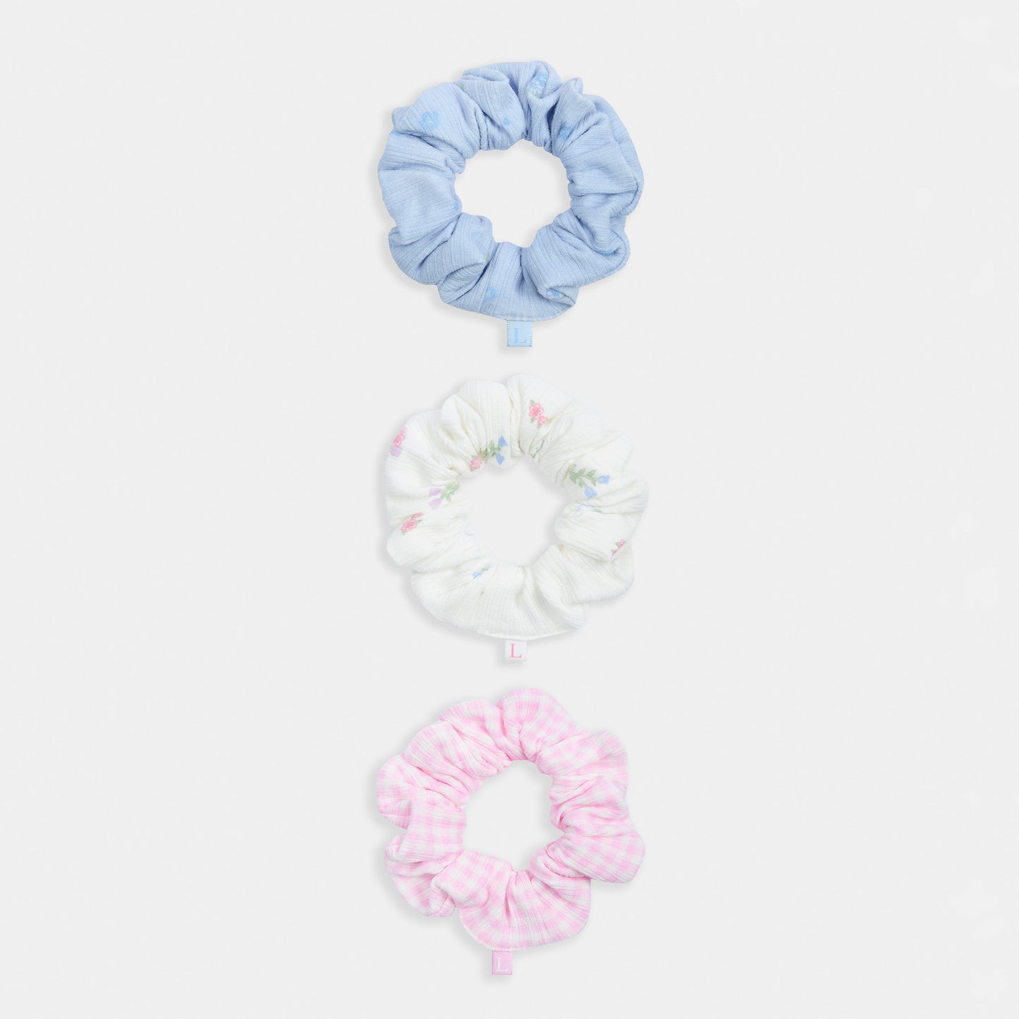 Printed Scrunchies (3-Pack) - Multi