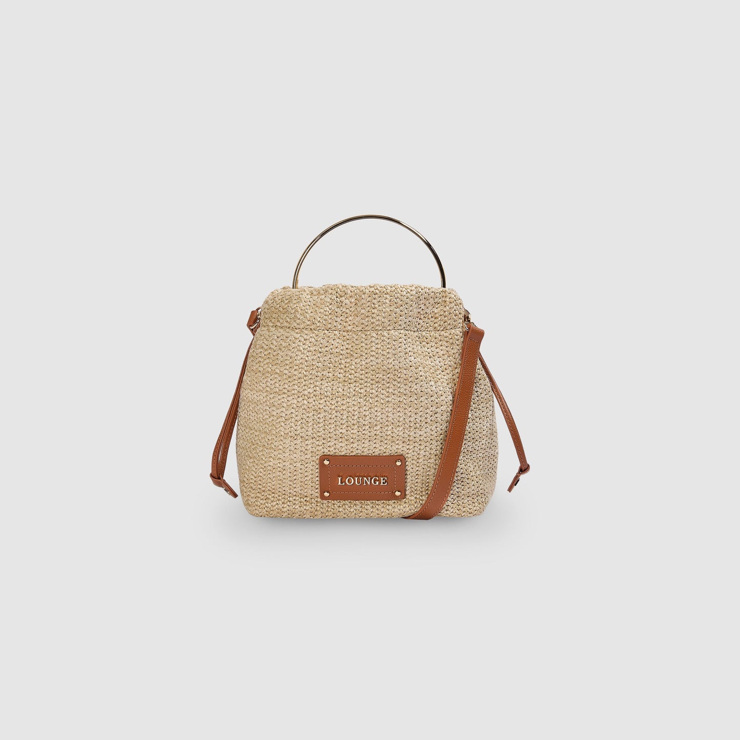 Blythe Bucket Bag - Raffia