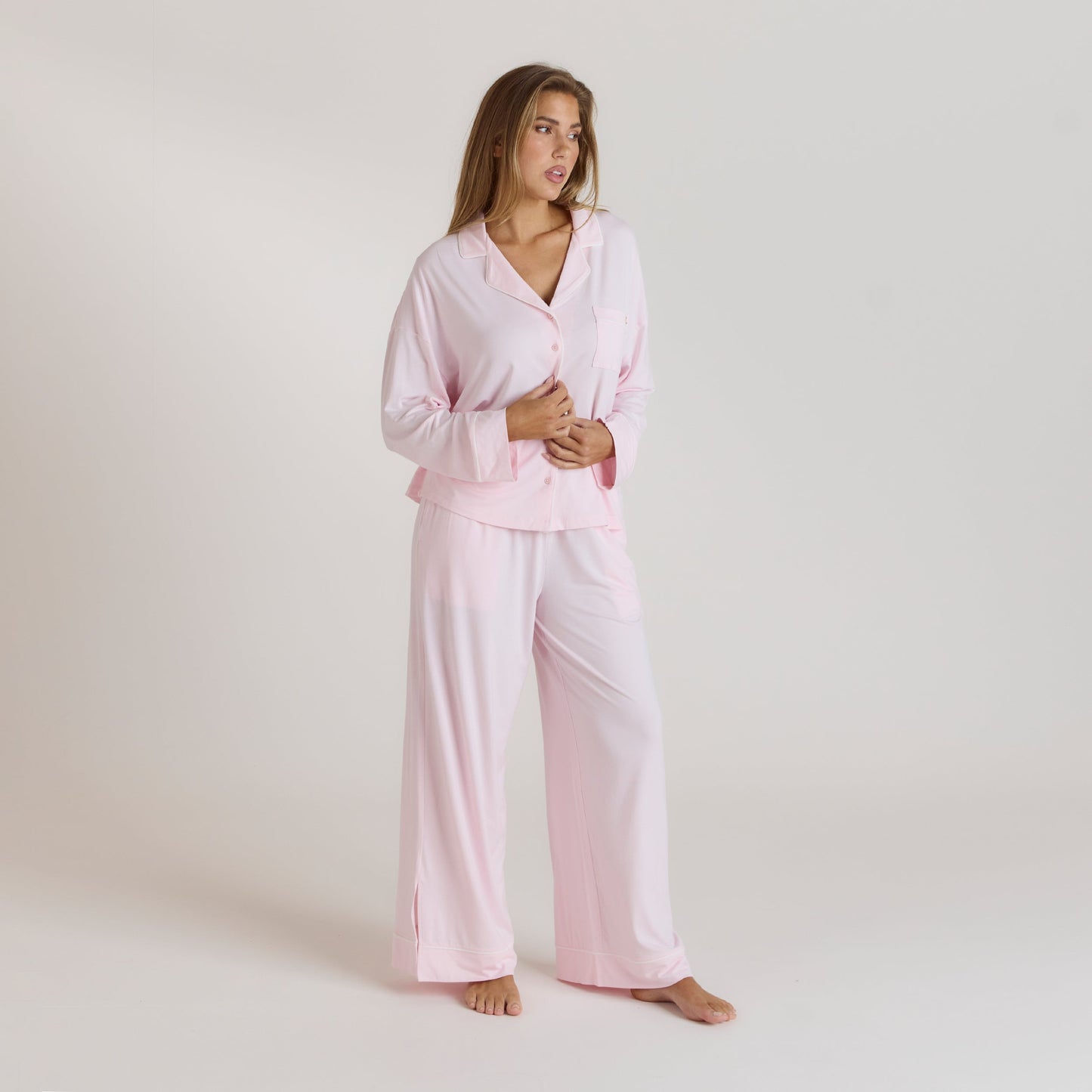 Modal Pajama Pants - Pink
