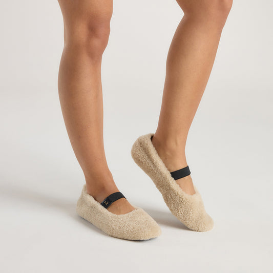 Allegra Ballet Flats - Natural