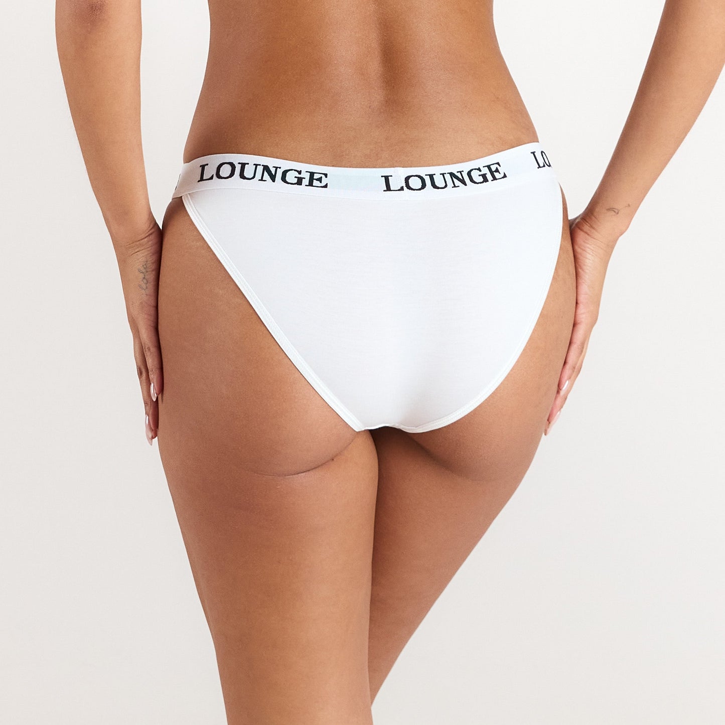 Bamboo Triangle Briefs - All White