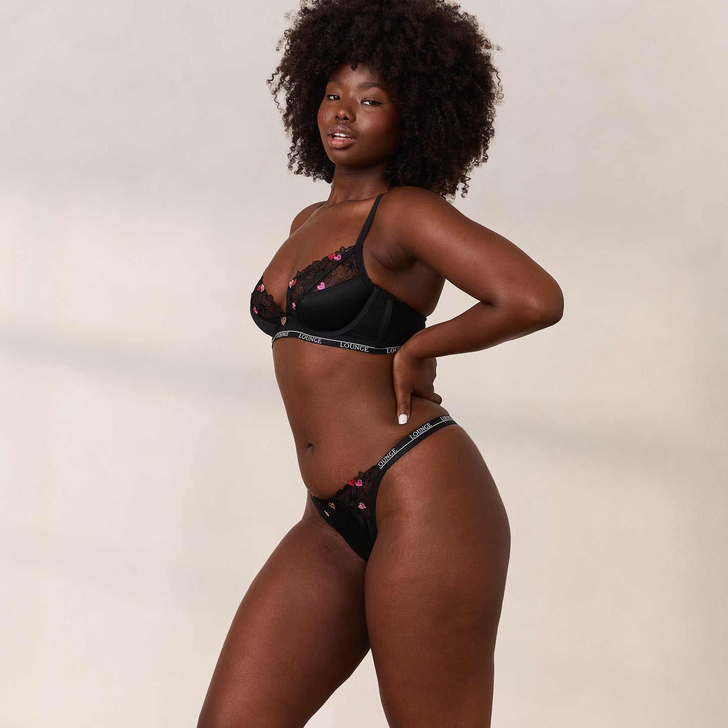 Zalia Plunge Bra - Black