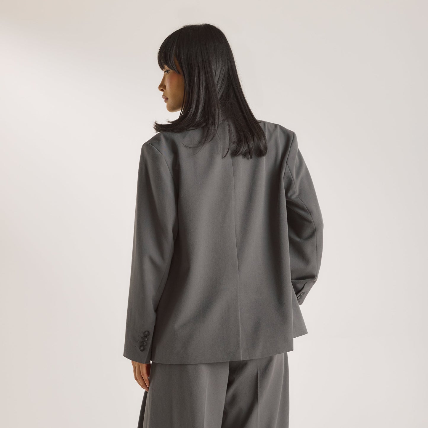 Oversized Blazer - Charcoal