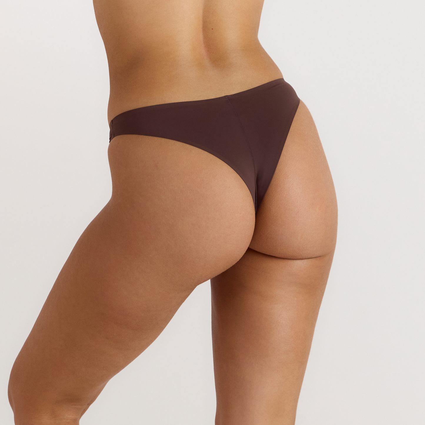 Seamless Brazilian Briefs - Chocolate