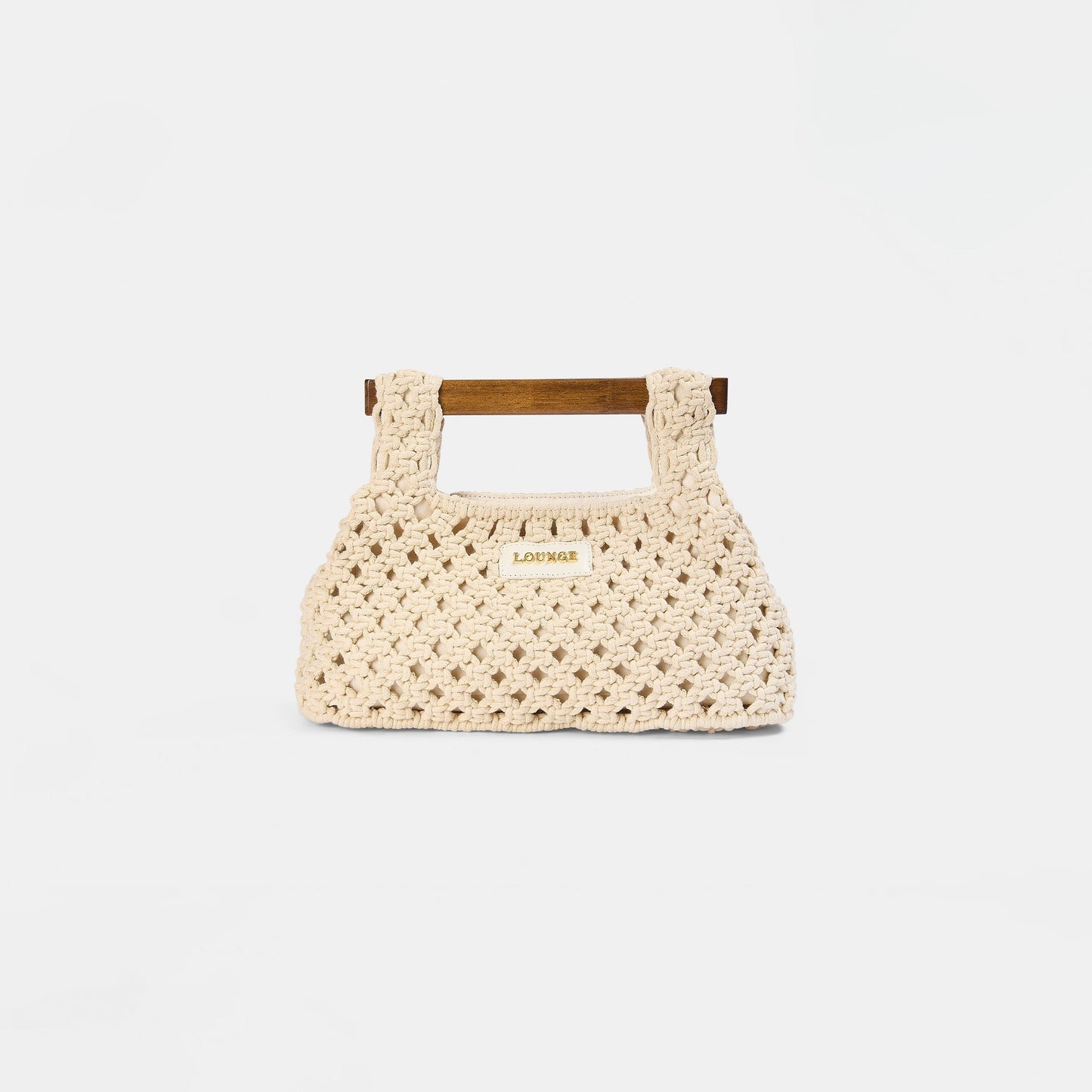 Clover Clutch Bag - Cream