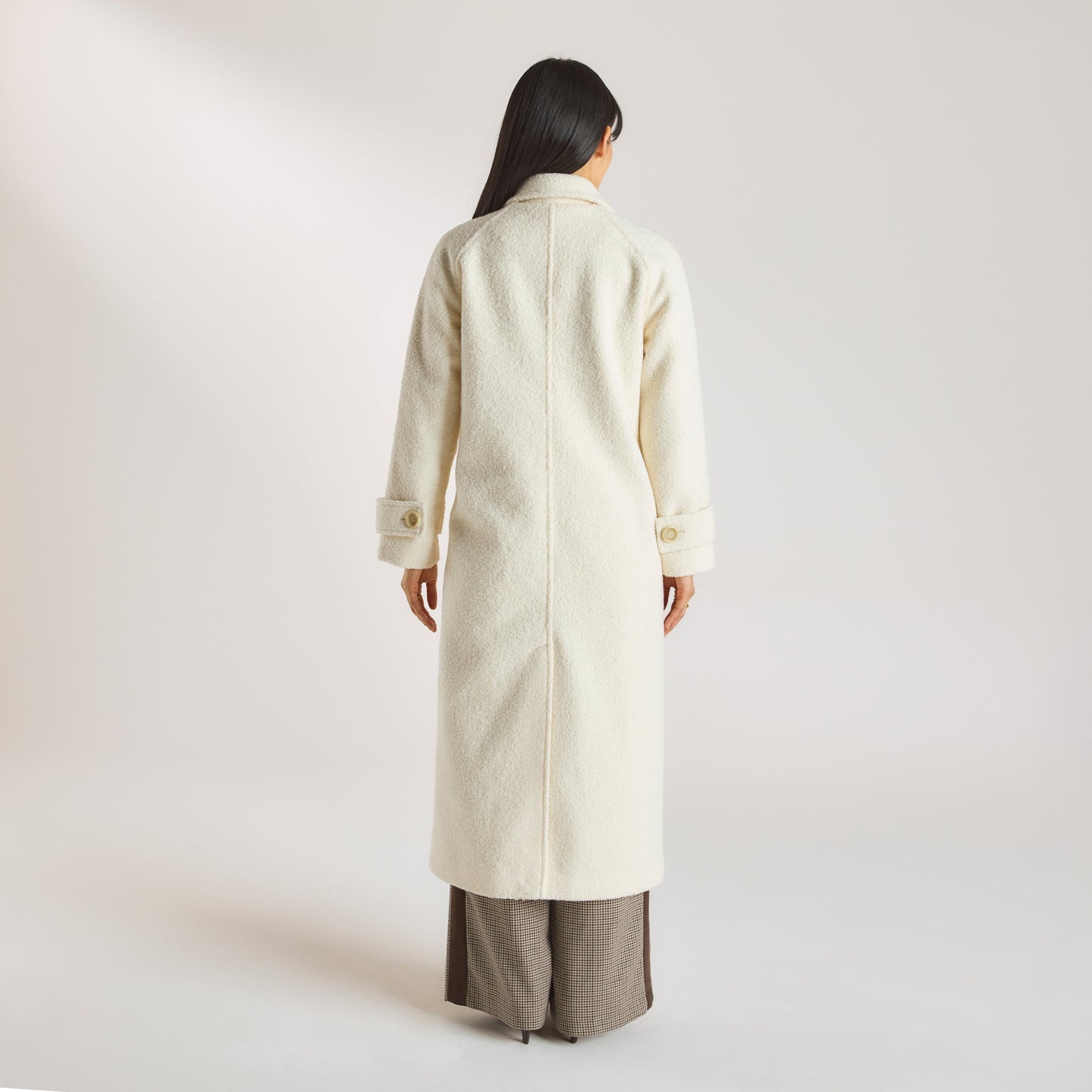 Shearling Coat - Cream