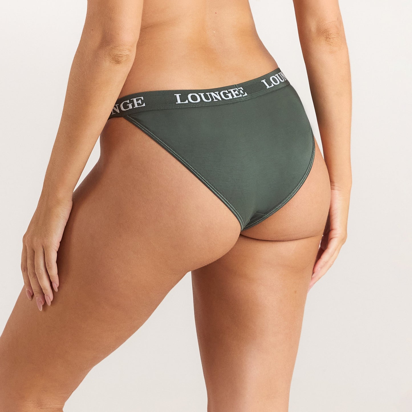 Bamboo Triangle Briefs - Pine Green