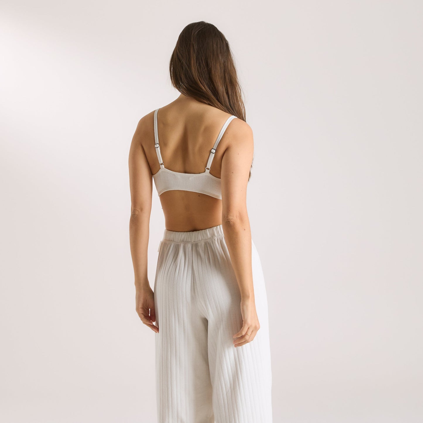 Pointelle Bralette - Cream