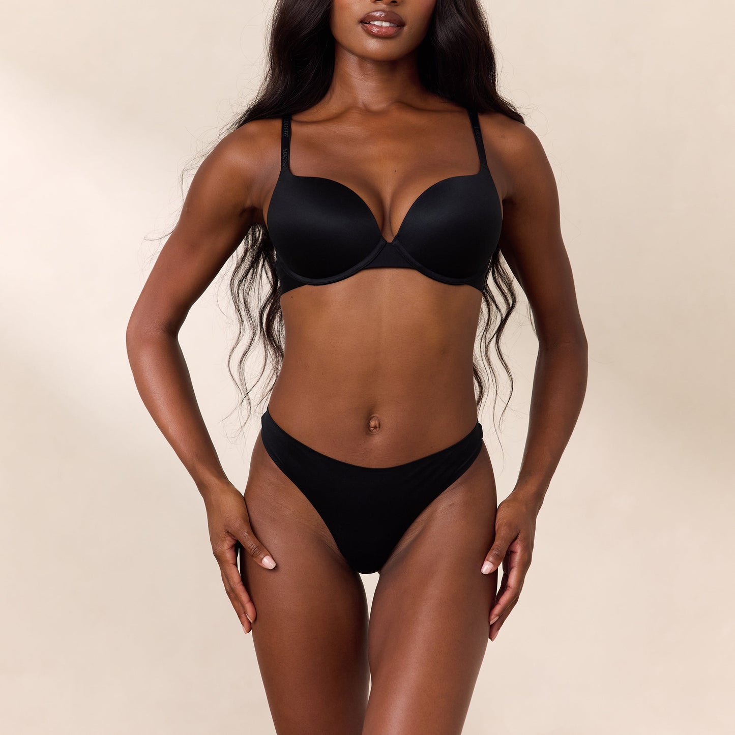 Everyday High Push-Up Bra - Black