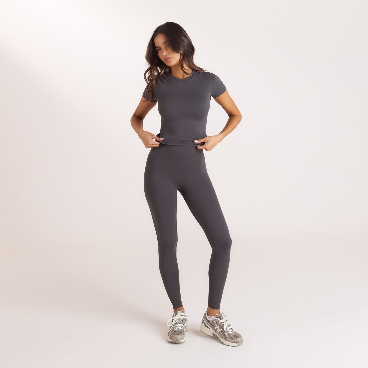 Classic Fitted Top - Ash Grey