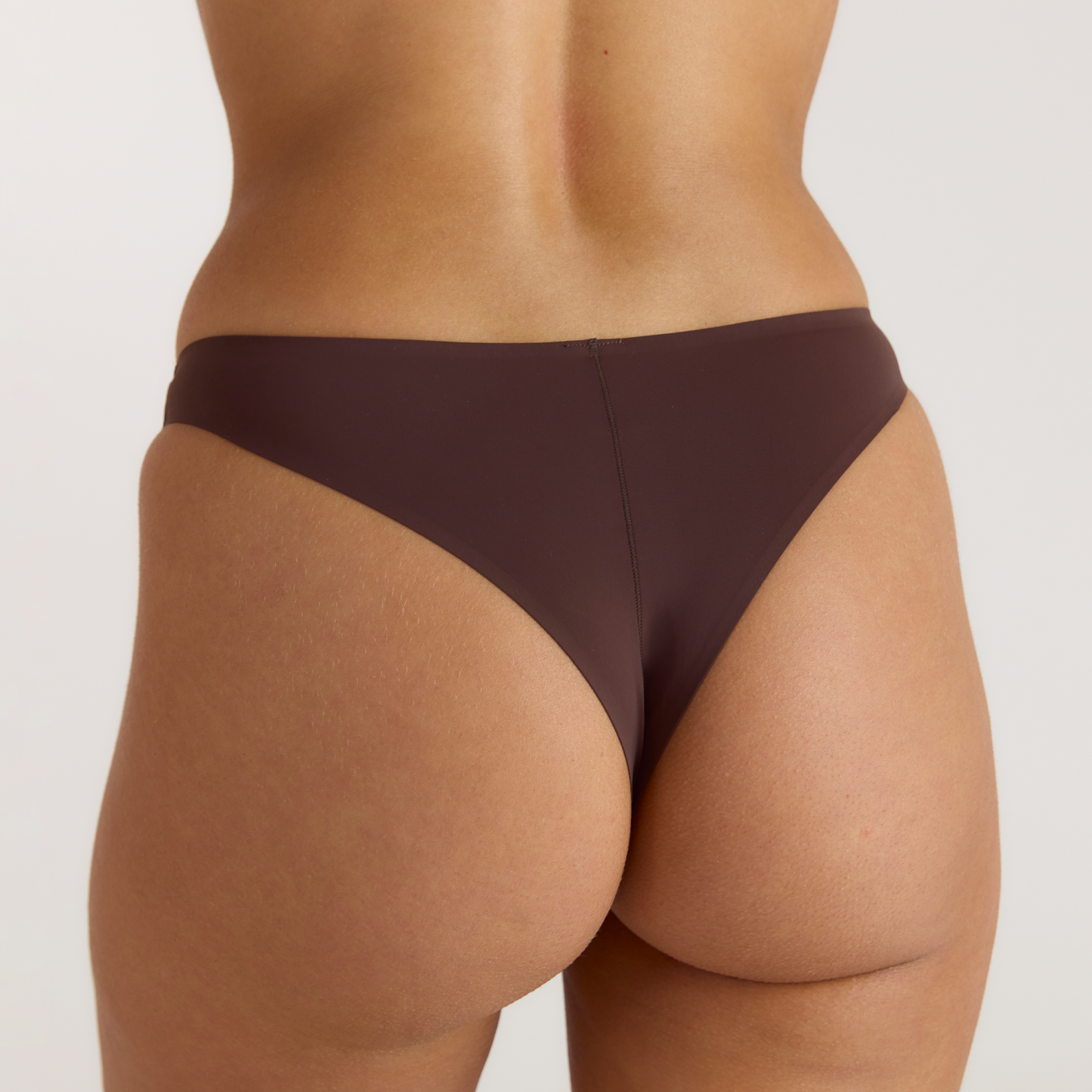Seamless Brazilian Briefs - Chocolate