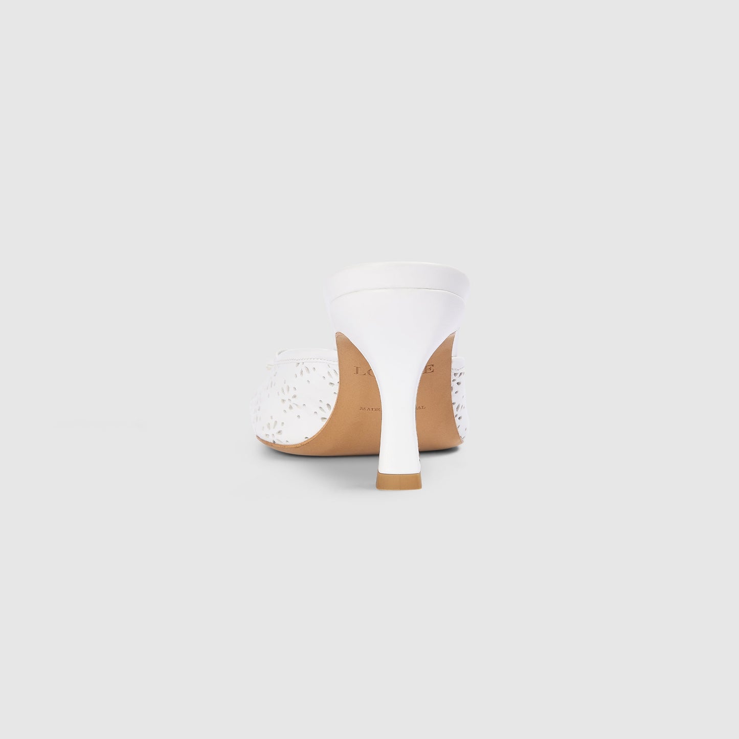 Capri Kitten Heels - White