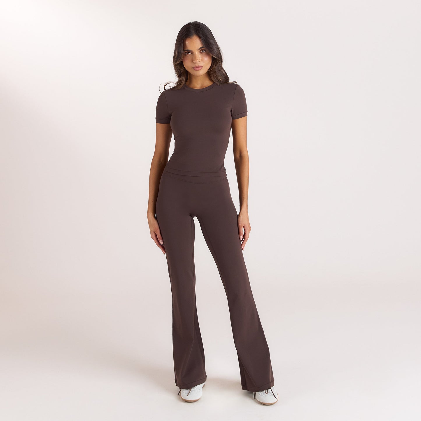 ContourSoft Flared Leggings - Dark Chocolate