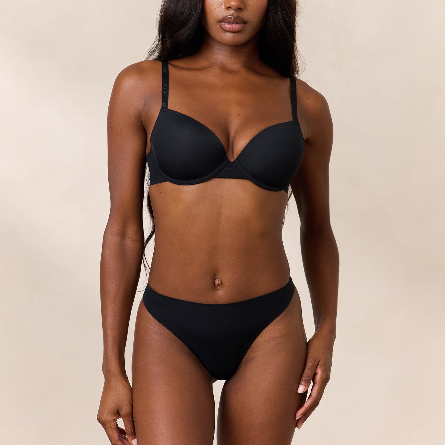 Invisible Form T-Shirt Bra - Black