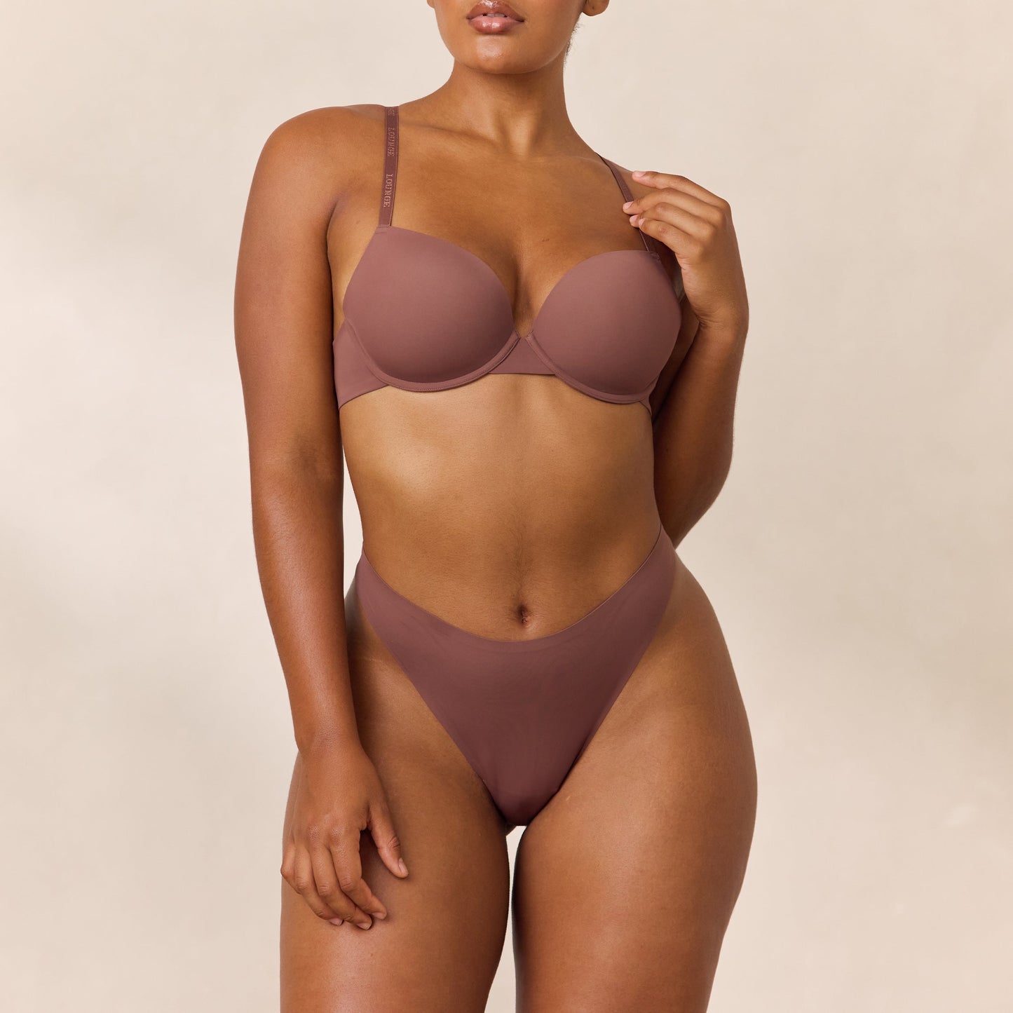 Invisible Form T-Shirt Bra - Nutmeg