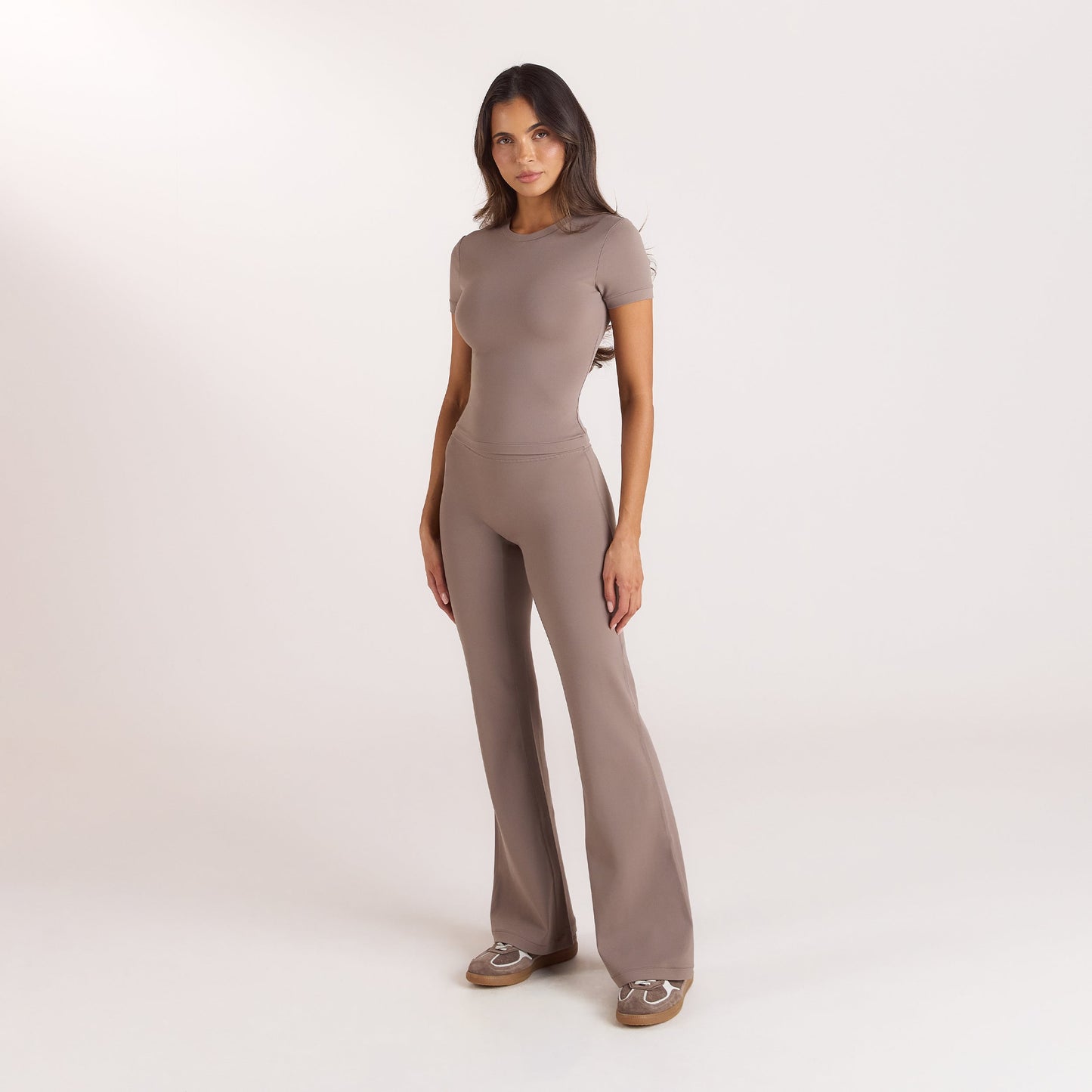 ContourSoft Flared Leggings - Mushroom