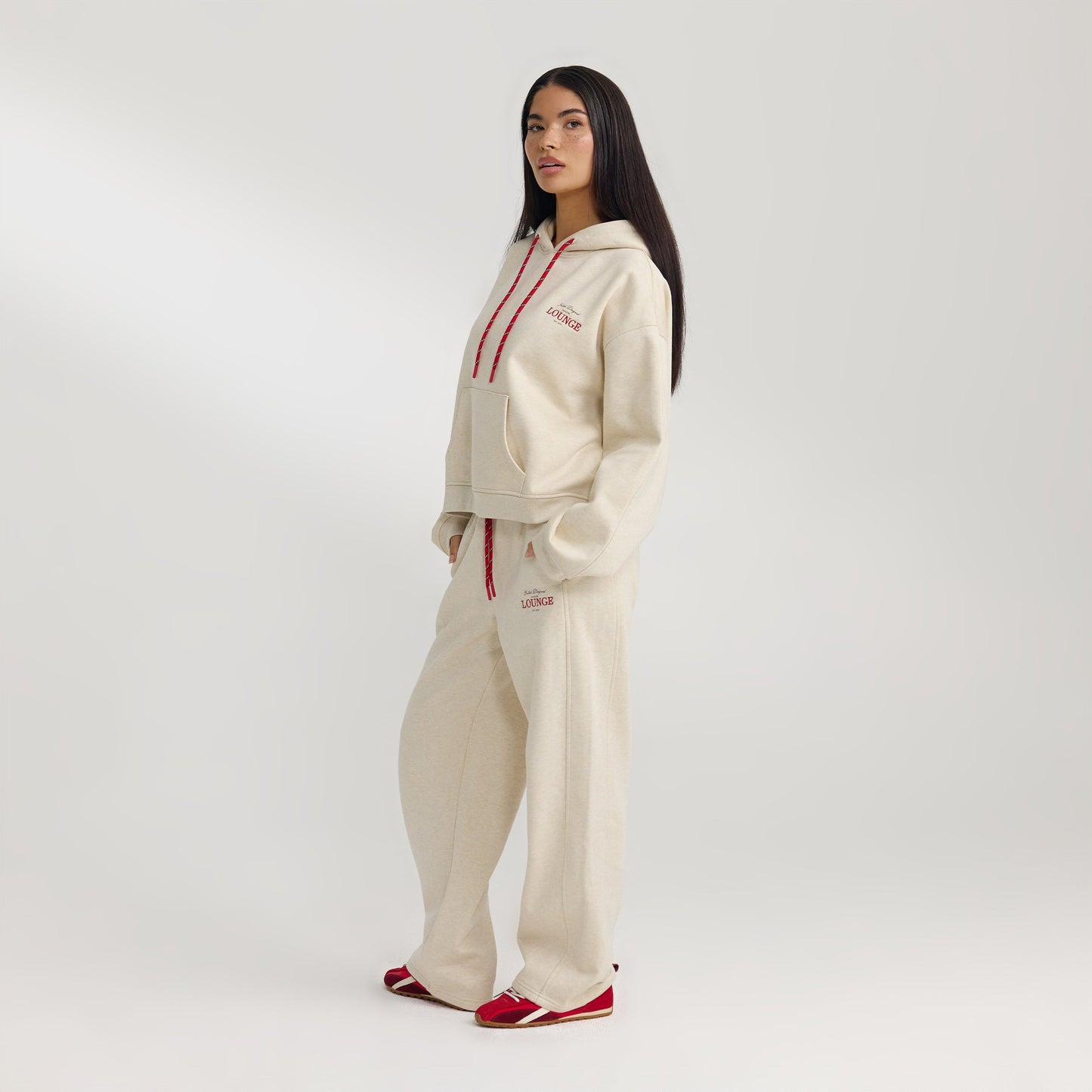 Oversized Hoodie - Oat Marl
