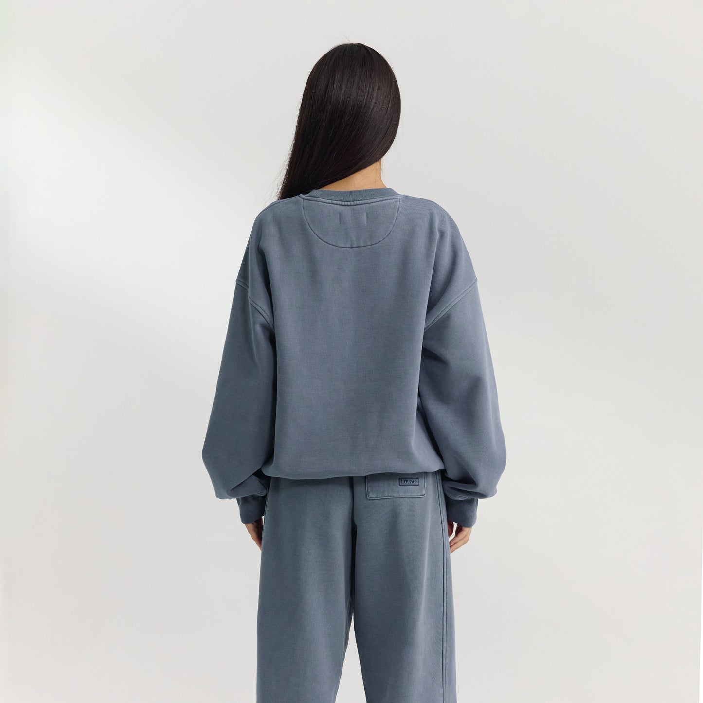 Oversized Sweater - Washed Blue
