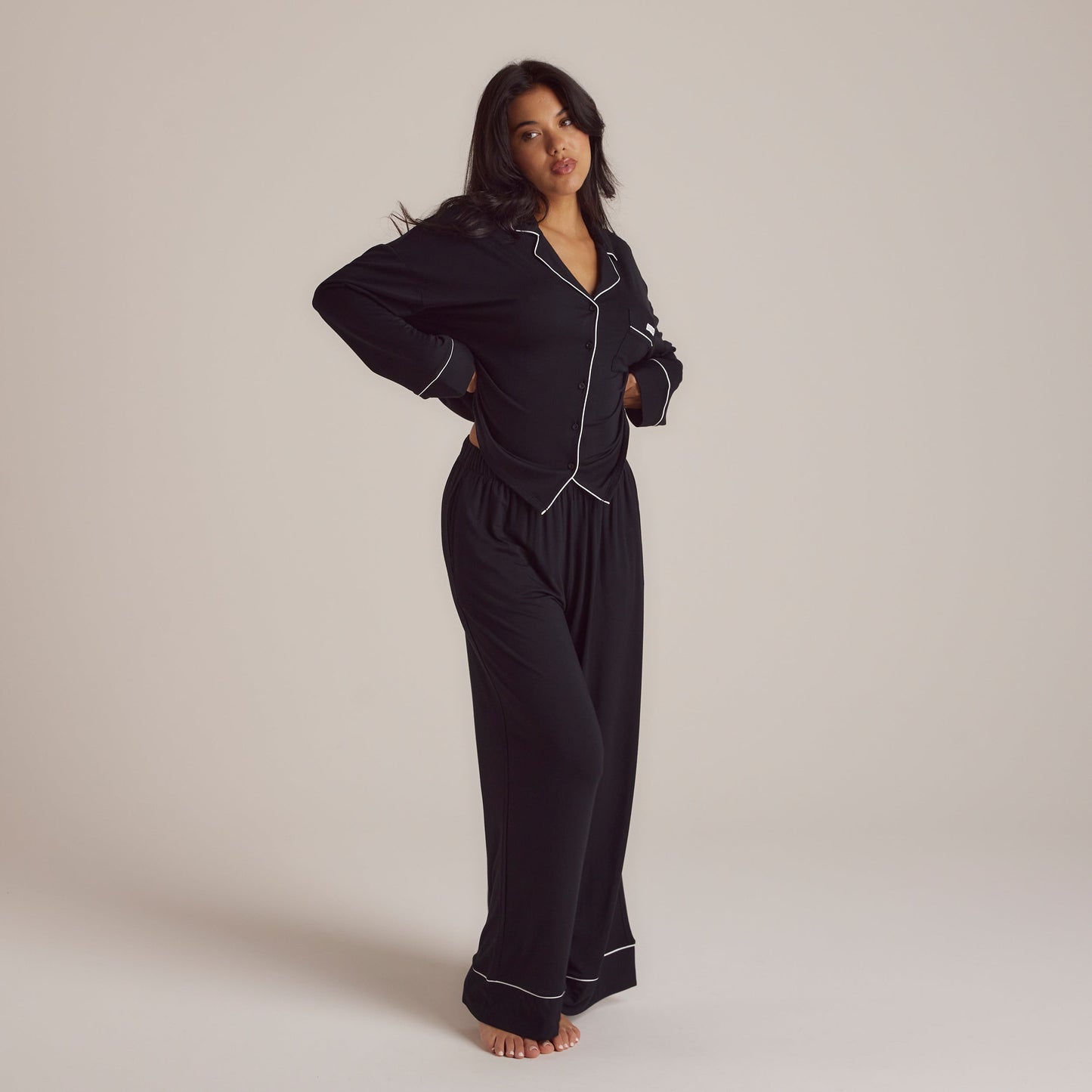 Modal Pajama Pants - Black