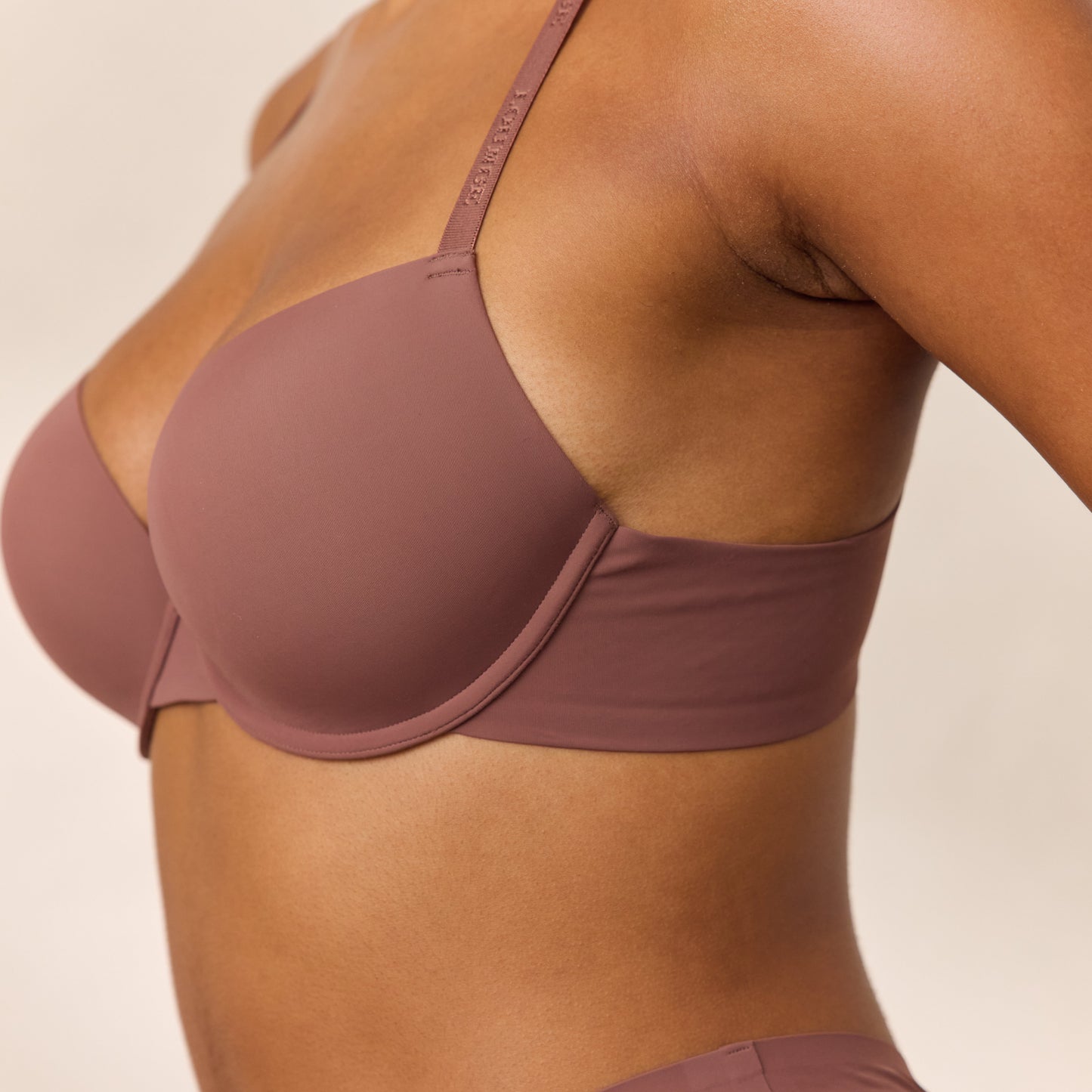 Invisible Form T-Shirt Bra - Nutmeg