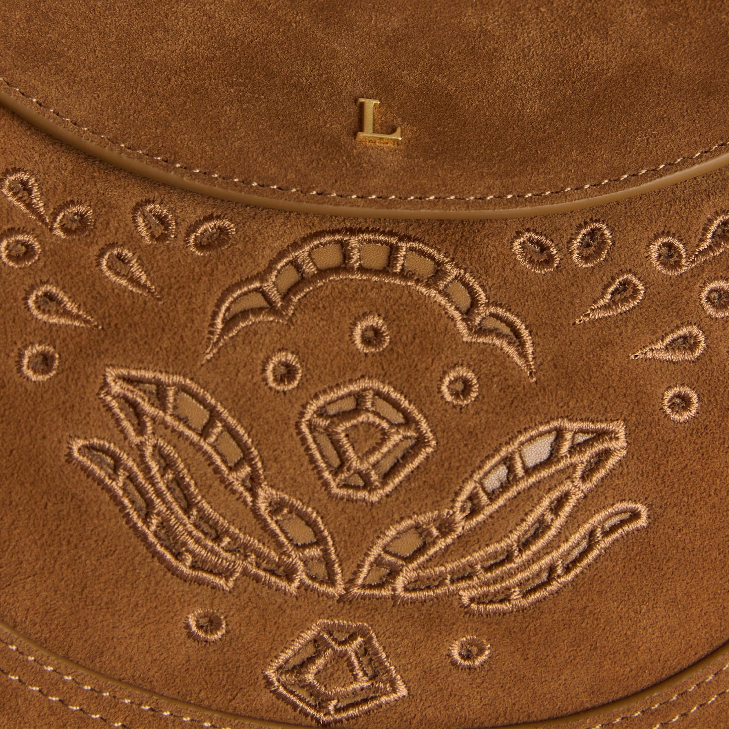 Talia Saddle Bag - Brown