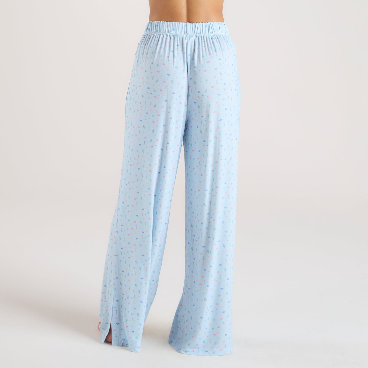 Modal Pajama Pants - Blue Floral
