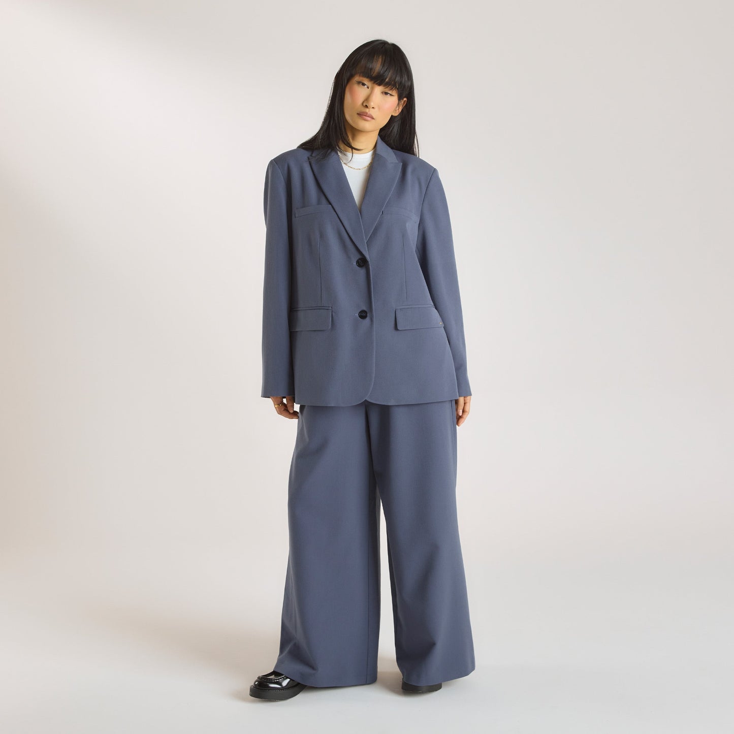 Oversized Blazer - Blue
