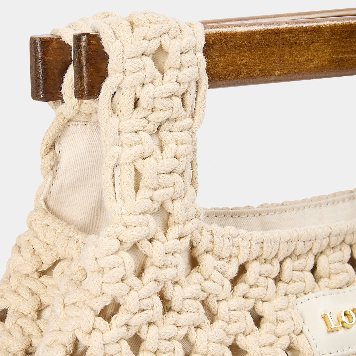 Clover Clutch Bag - Cream