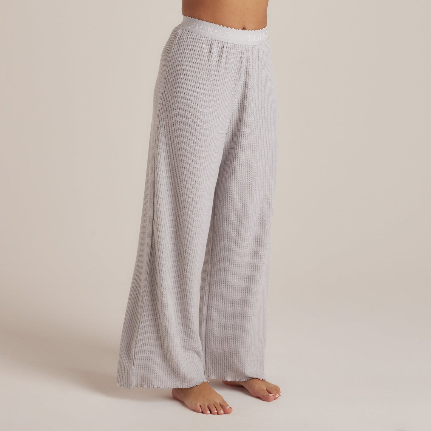 Soft Waffle Pajama Pants - Frost