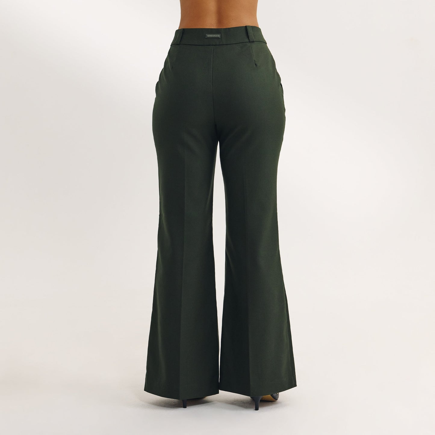 Flared Pants - Dark Green