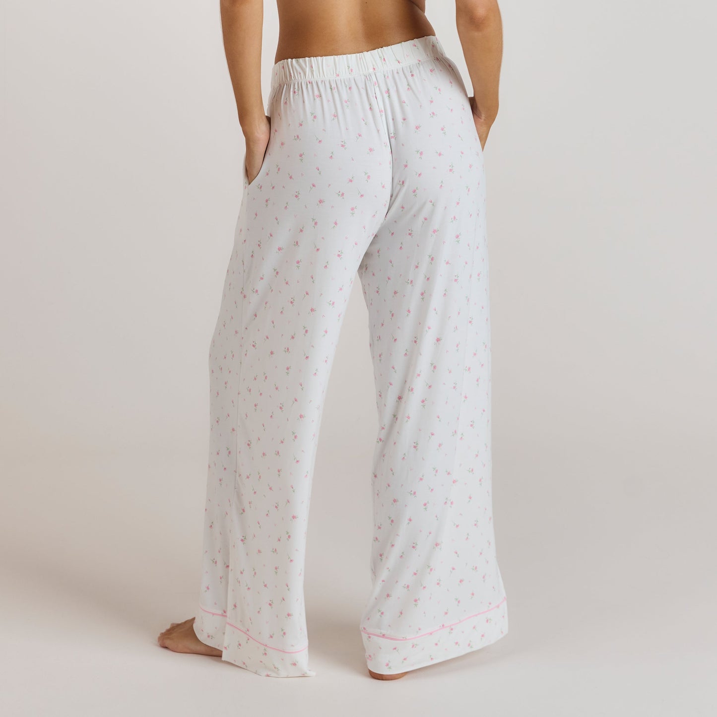 Modal Pajama Pants - Floral Print
