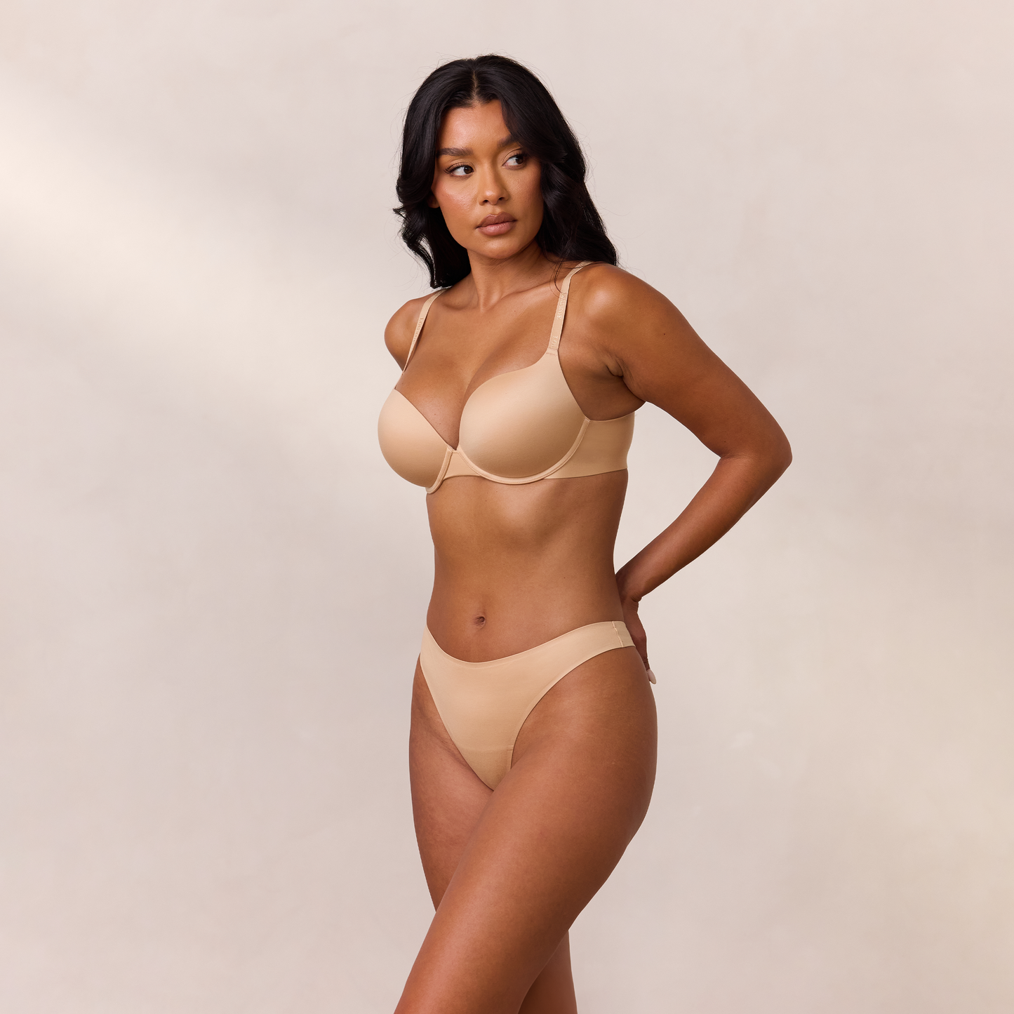 Everyday High Push-Up Bra - Sand
