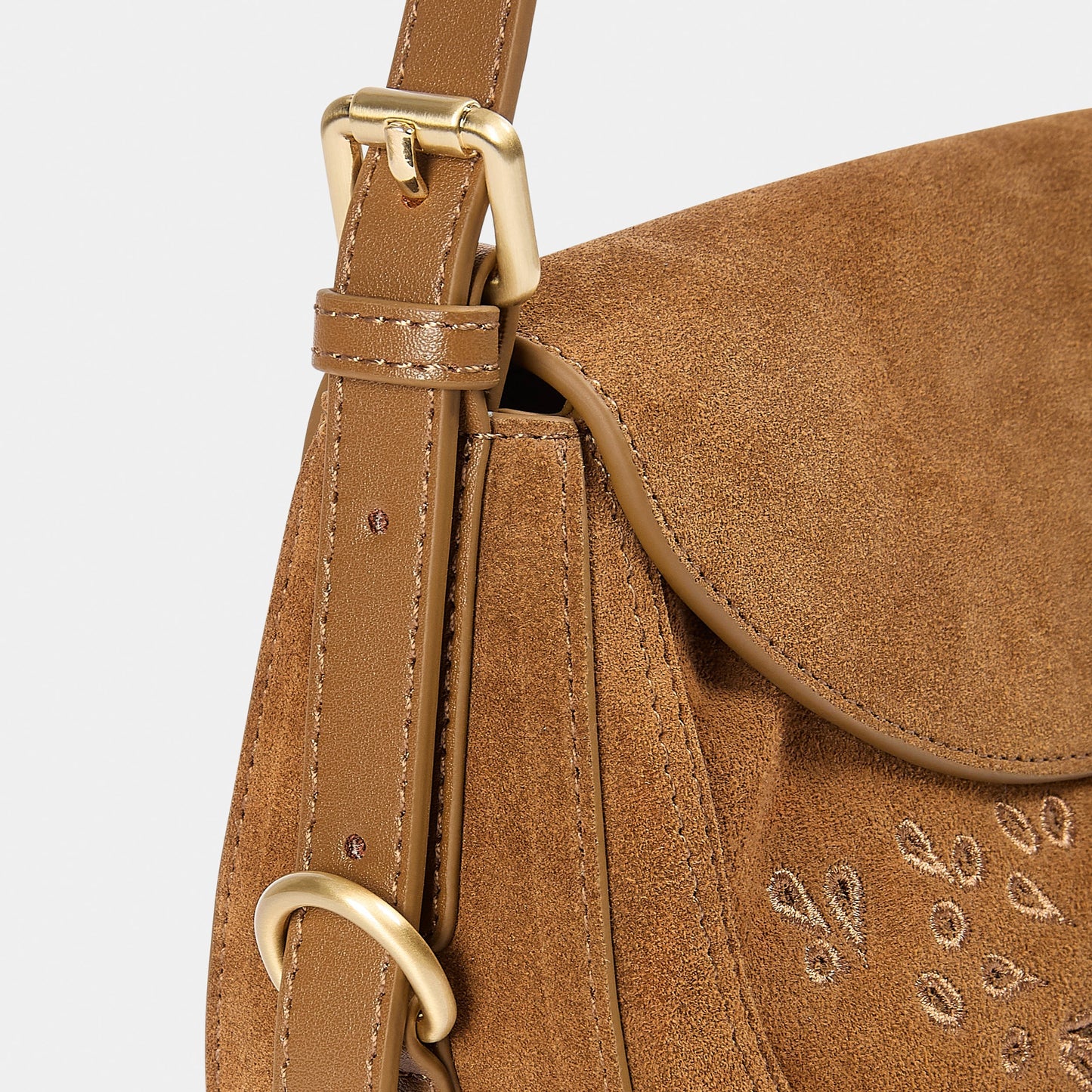 Talia Saddle Bag - Brown