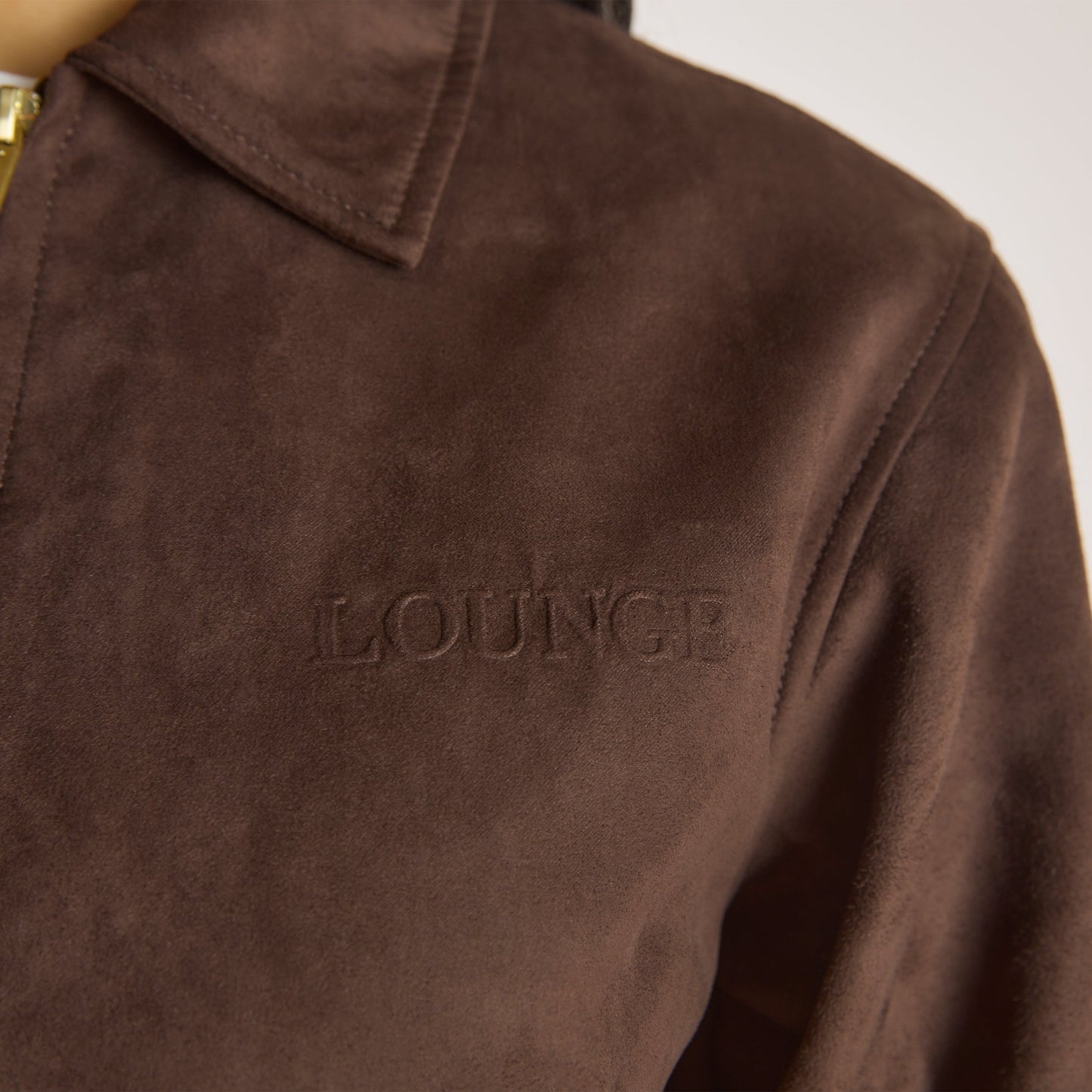 Suedette Jacket - Chocolate