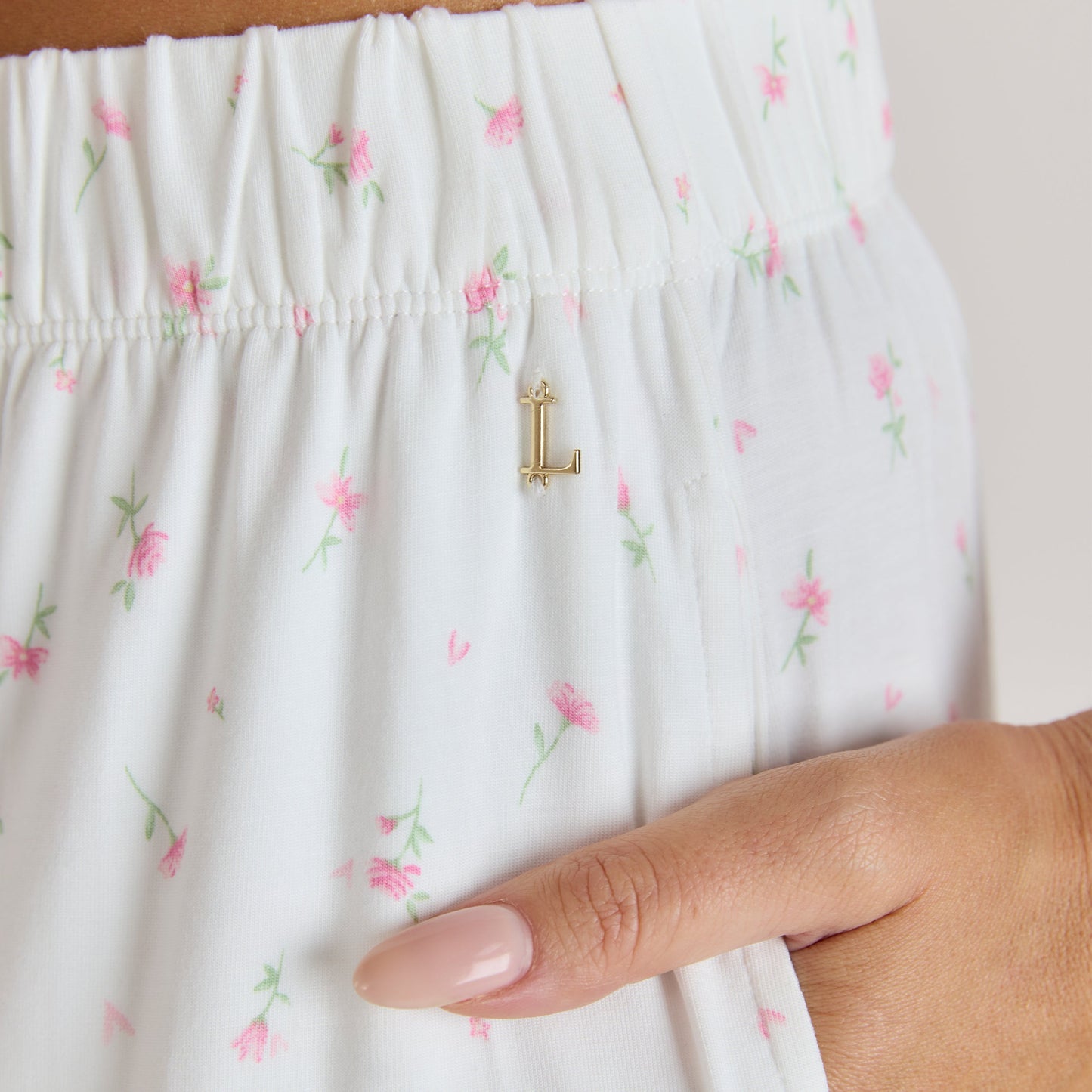 Modal Pajama Pants - Floral Print