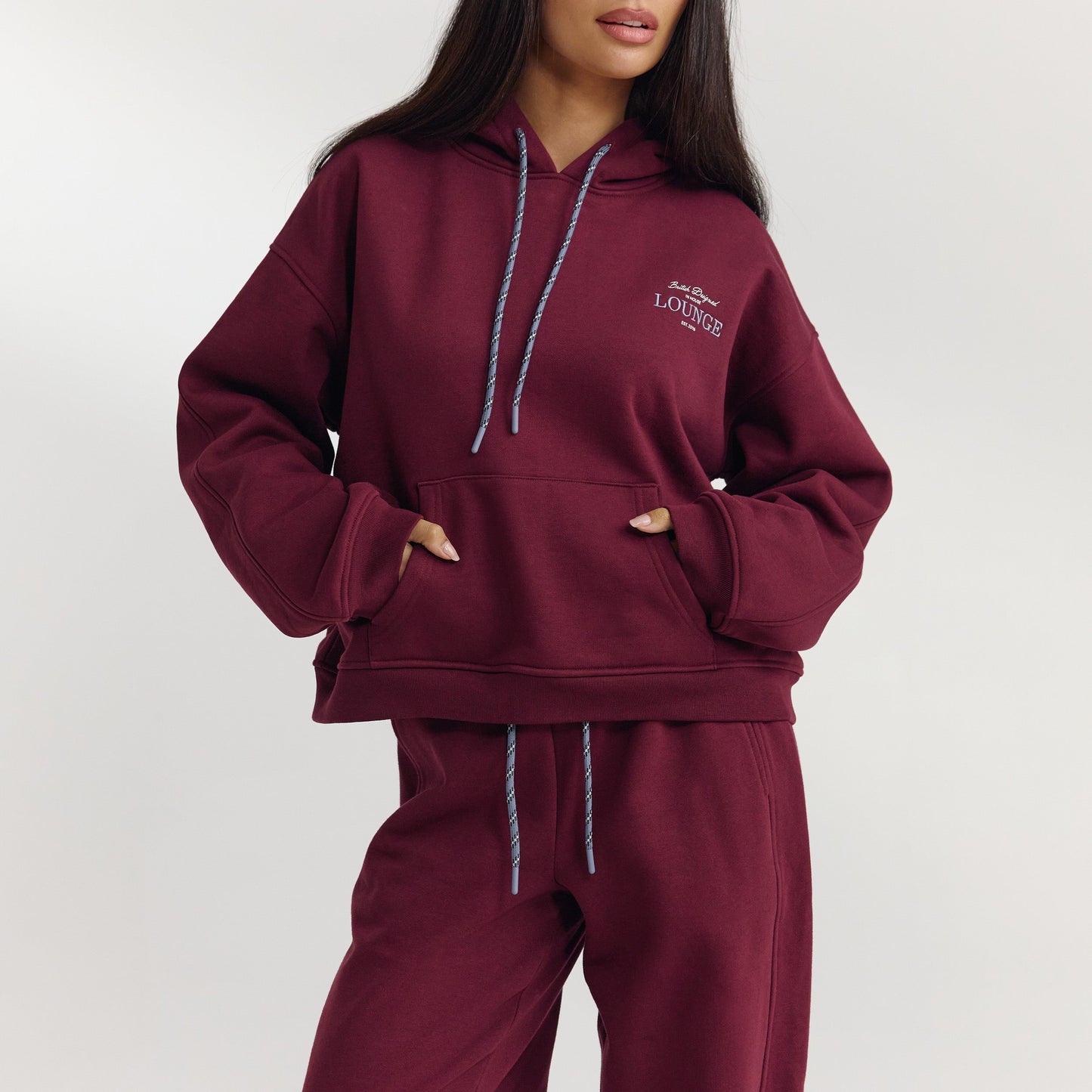 Oversized Hoodie - Cherry Lacquer