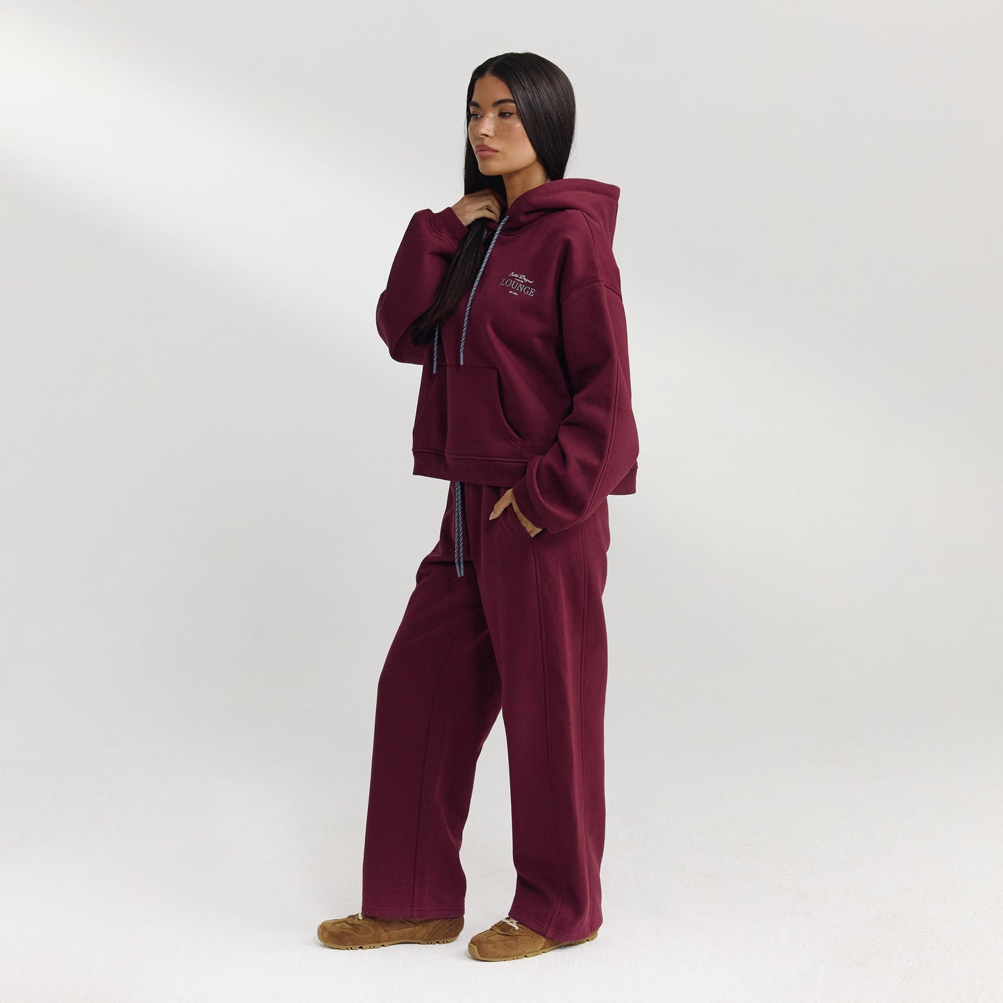 Oversized Hoodie - Cherry Lacquer