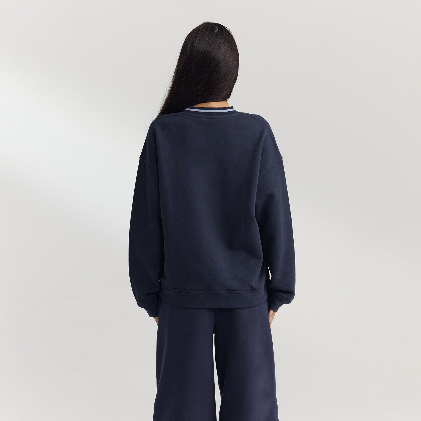 V-Neck Sweater - Dark Blue