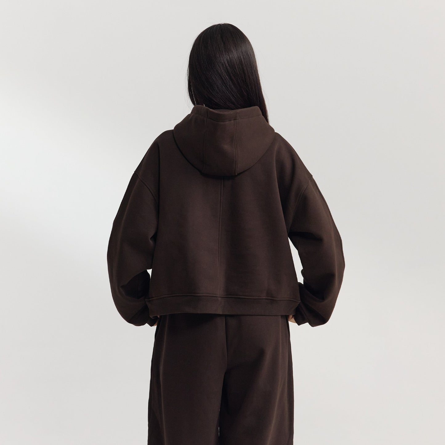 Oversized Hoodie - Dark Chocolate