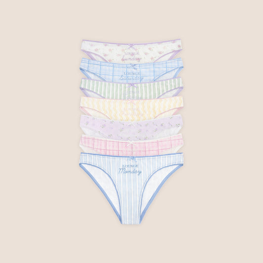 Days of the Week Briefs (7-Pack) - Multicolour Print