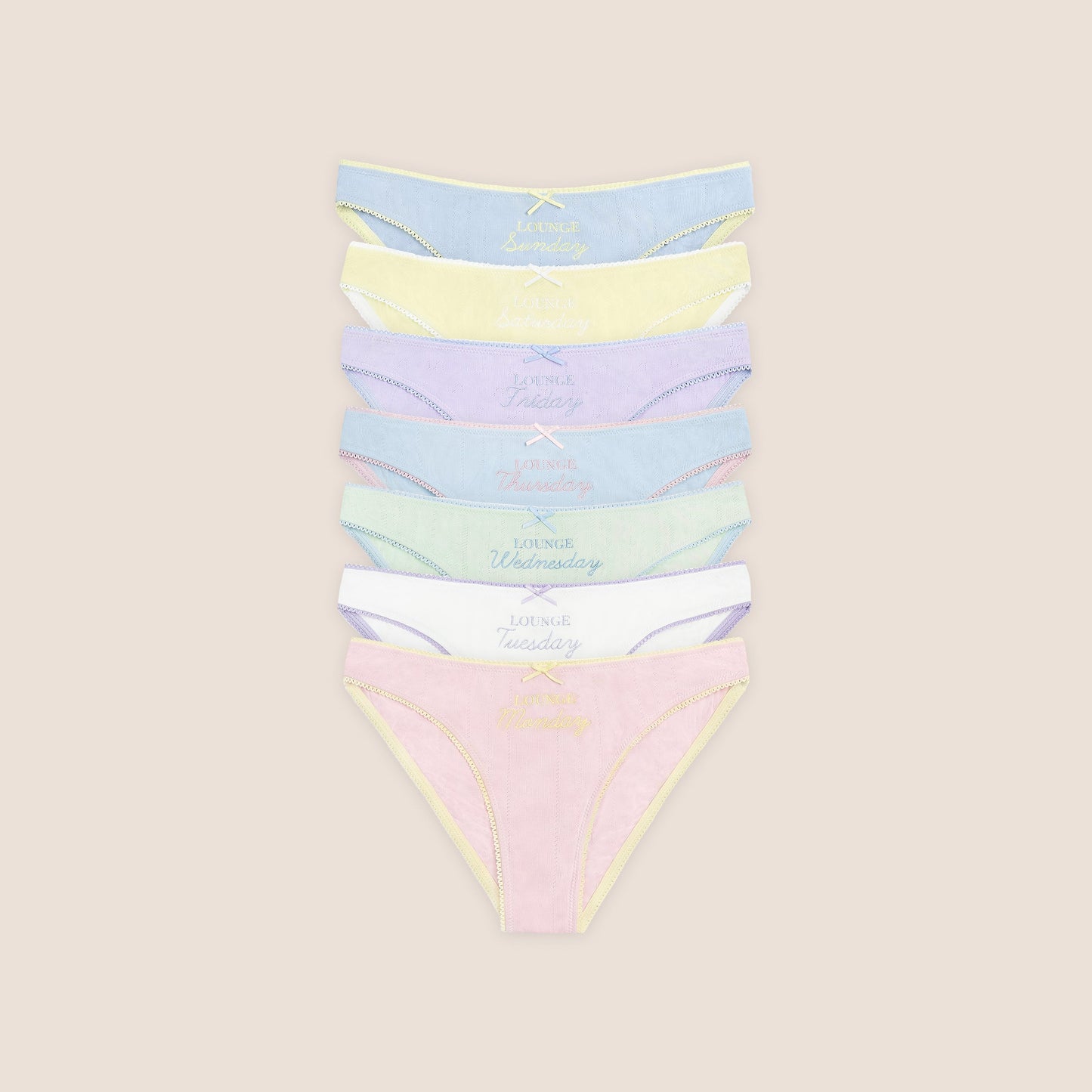 Days of the Week Briefs (7-Pack) - Multicolour Pastel