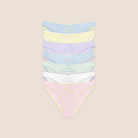 Days of the Week Briefs (7-Pack) - Multicolour Pastel