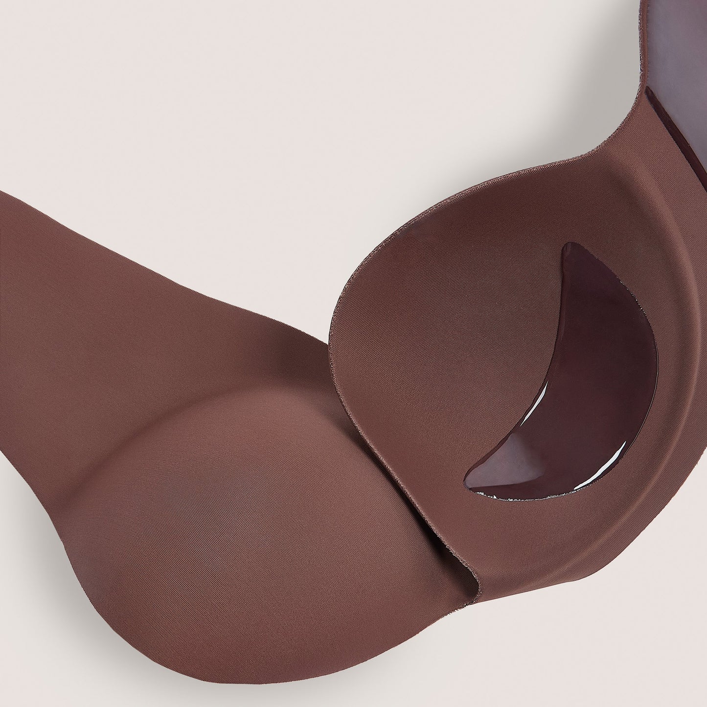 Stick-On Push-Up Bra - Mocha